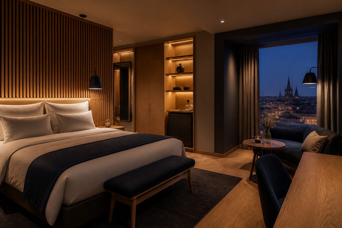 Modernes Hotelzimmer
